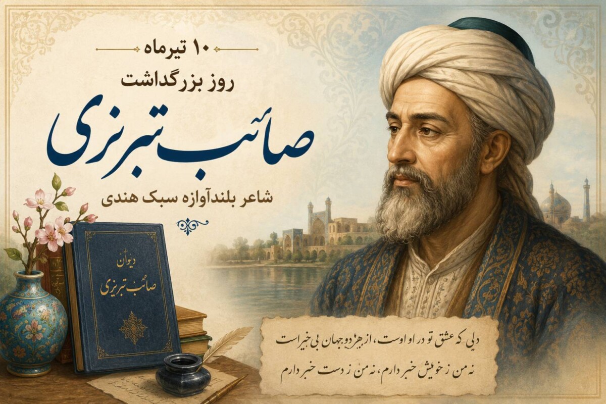 آشنایی با صائب تبریزی در دنیای کتاب ها/***